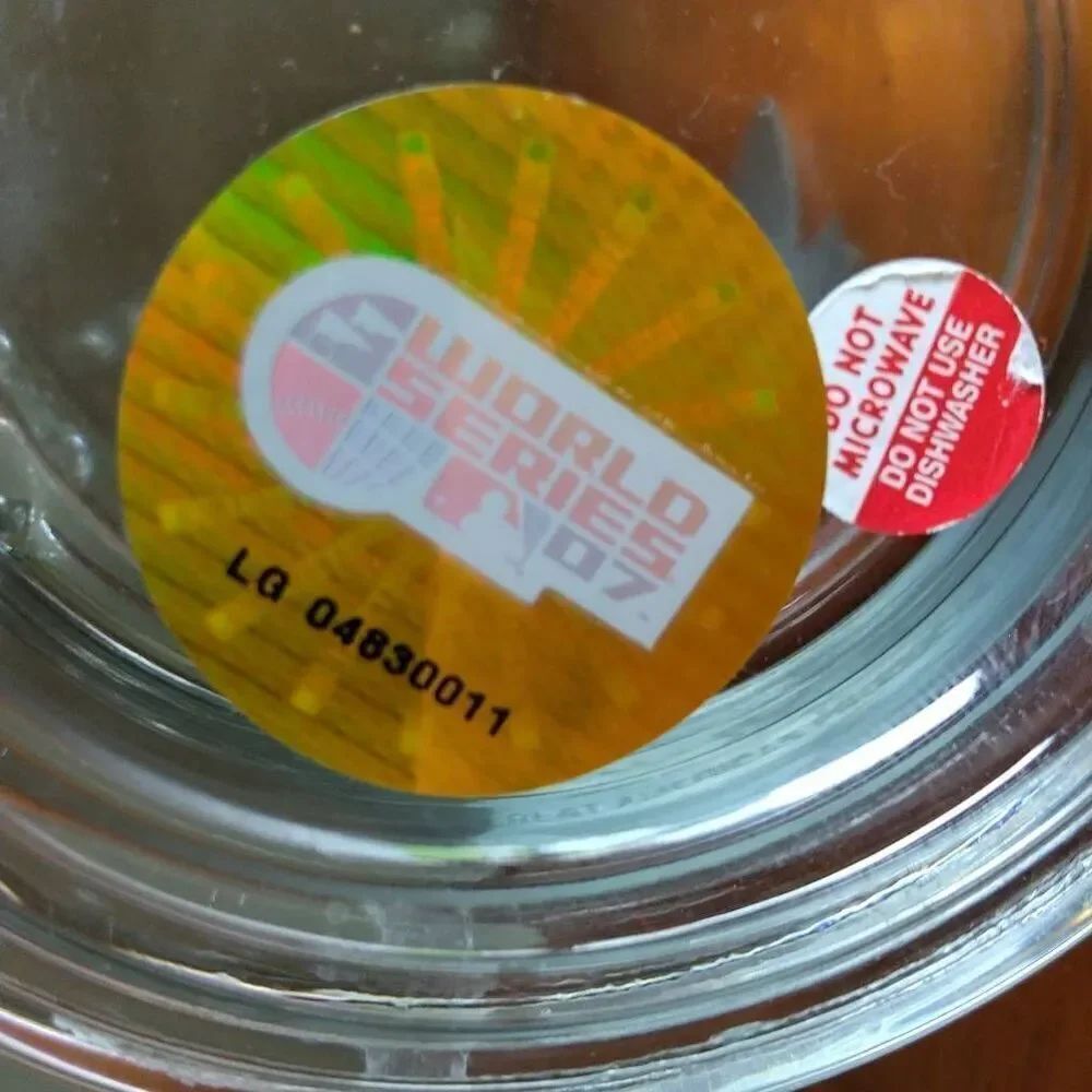 2007 MLB Boston Red Sox World Series 16oz Glass Beer Mug NWT - Picture 11 of 11